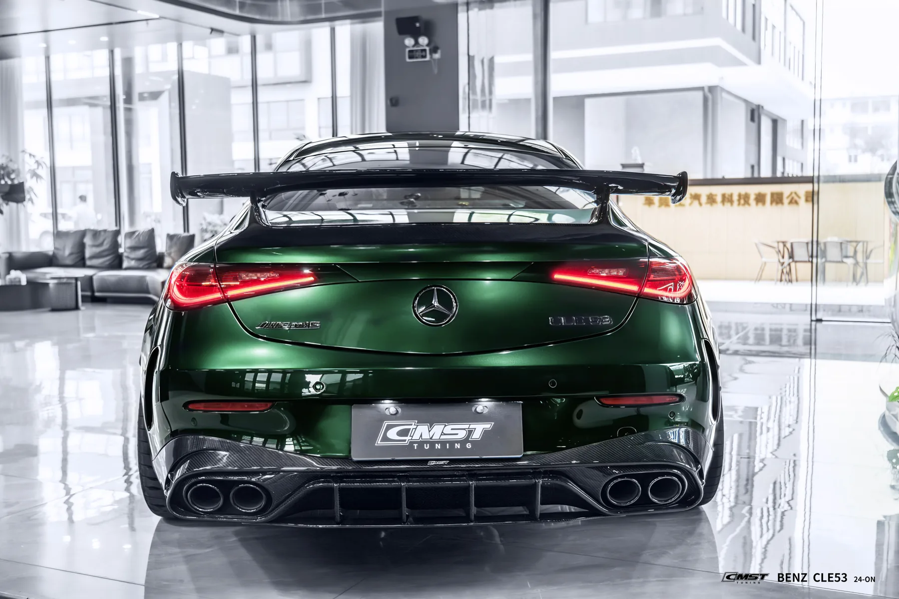 Rear Diffuser fitted on the car