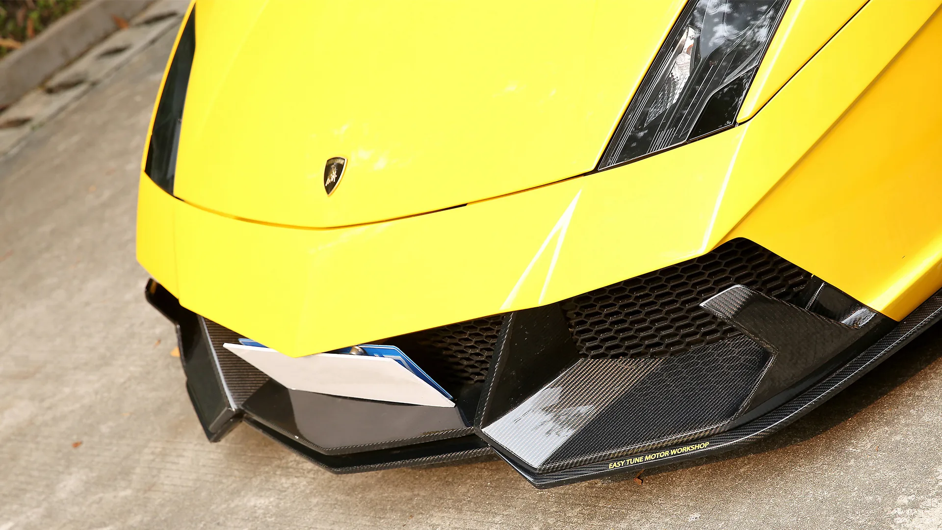 Front Bumper (including Front Lip) fitted on the car