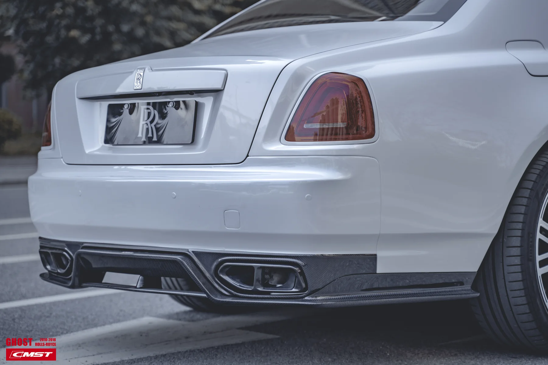 Rear Bumper fitted on the car